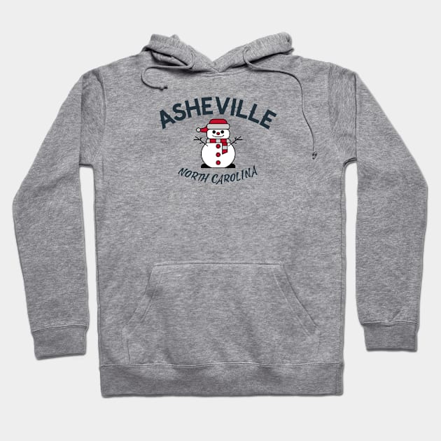 Asheville, North Carolina Winter Hoodie by Mountain Morning Graphics